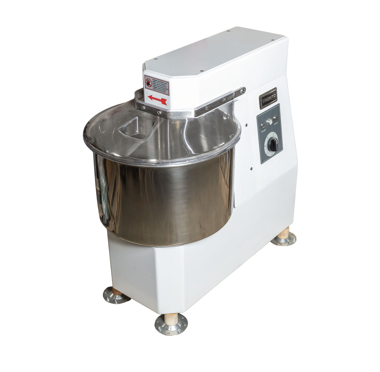Omcan 47418 34 Qt Spiral Dough Mixer, Fixed Bowl, with Digital Timer, 1.5 HP, Made in Italy
