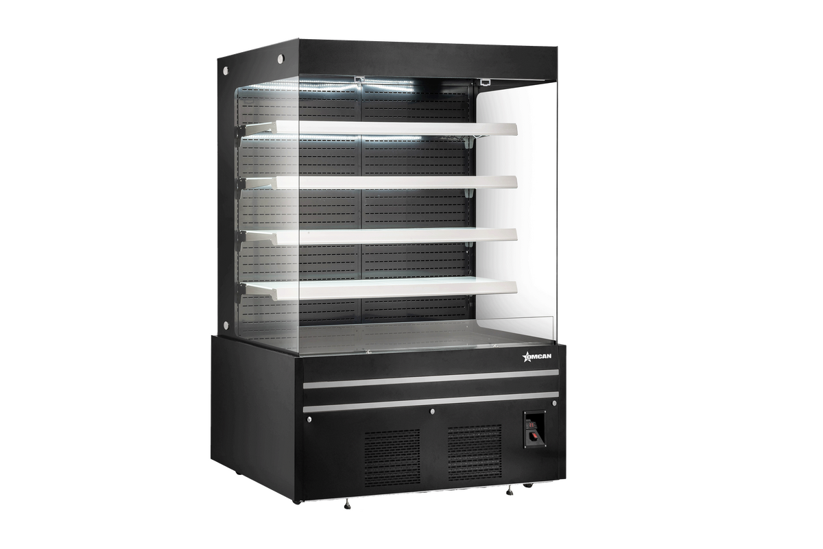 Omcan 48380 72" Open-Front Grab-and-Go Refrigerated Display Showcase, 40.96 cu.ft, 220V