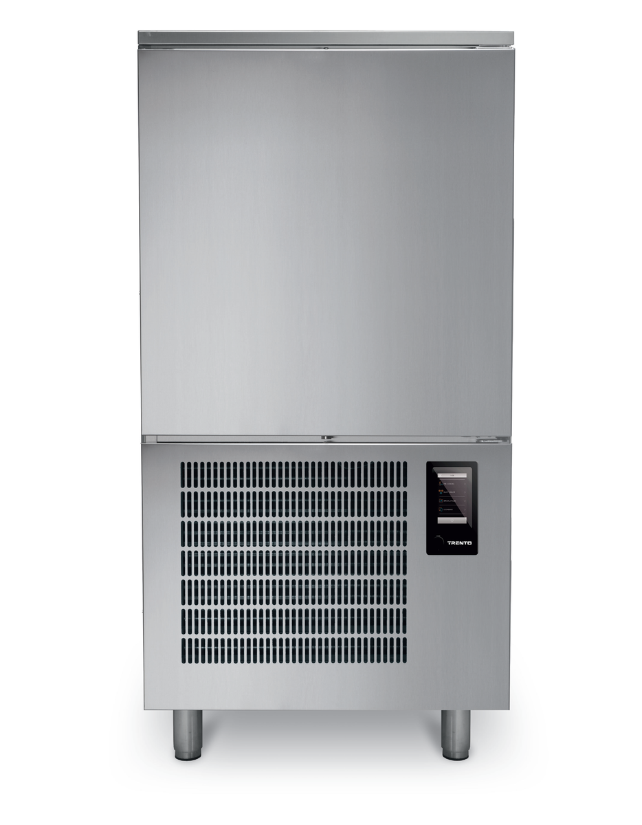 Omcan 48704 Stainless Steel 32" 10-Tray Blast Chiller and Shock Freezer, 1.8 HP, 220V