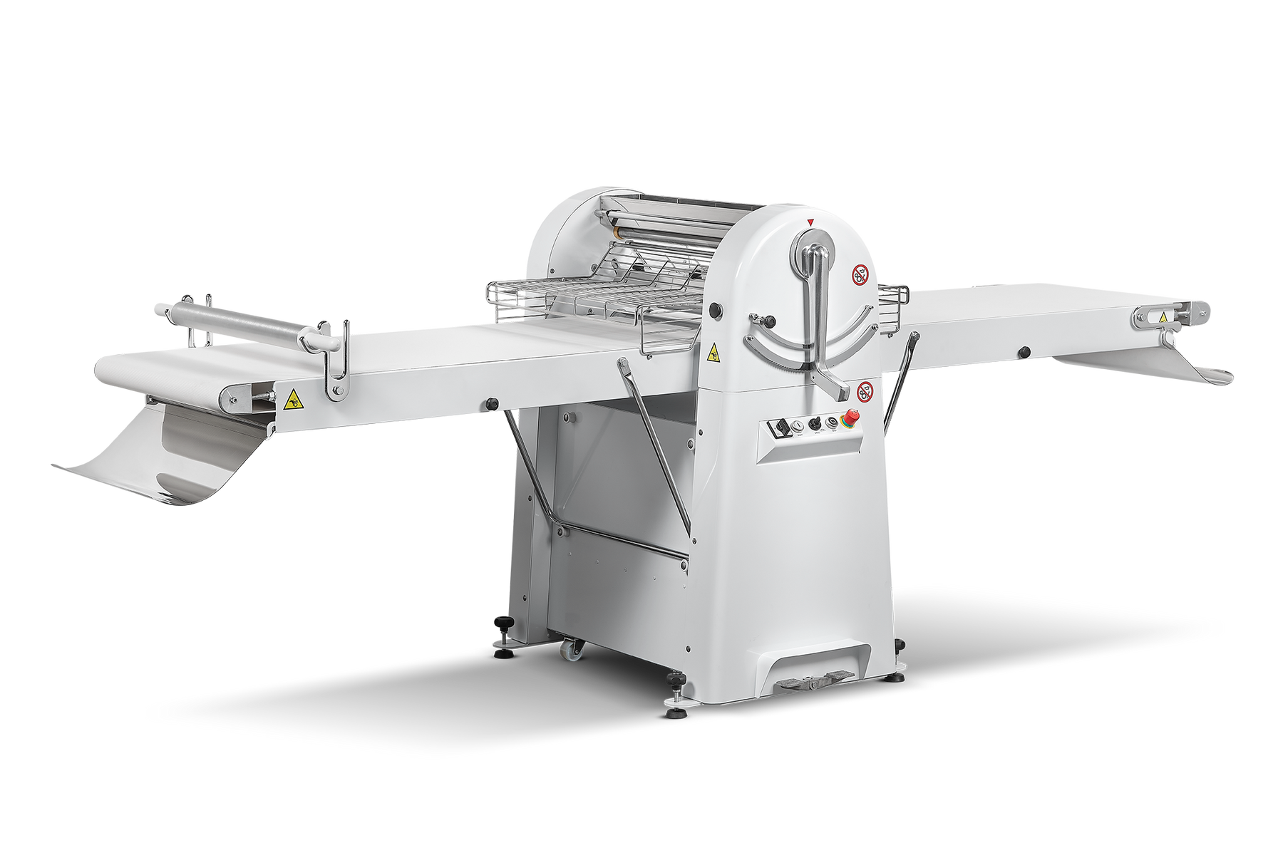 Omcan 48765 Avancini Kemplex SF600 Floor Model Dough Sheeter with 60" Table Length, Variable Speed, 220V/1Ph