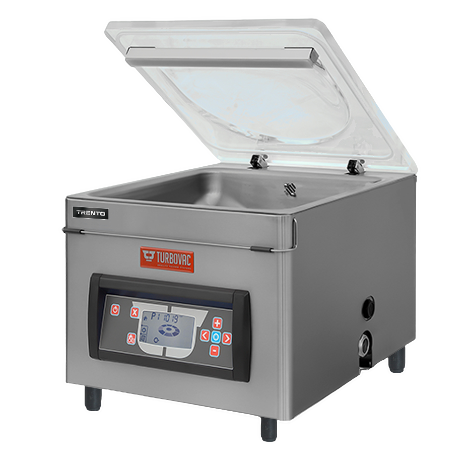 Turbovac TS40-L21-GF 21 In. Gas Flush Tabletop Vacuum Sealer, 25m³ Busch Pump, Modified Atmosphere Packaging, 10-Program Control