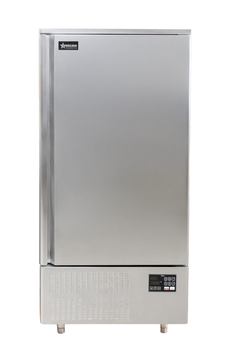 Omcan BC-CN-0010 31 In. Blast Chiller/Freezer, Floor Model, 10 Pan Capacity, Stainless Steel