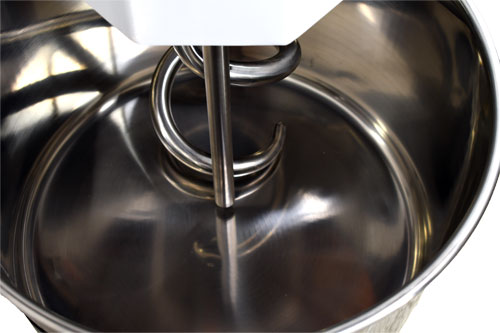 Omcan 45418 34 Qt Spiral Dough Mixer, Fixed Bowl, without Timer, 1.5 HP, Made in Italy