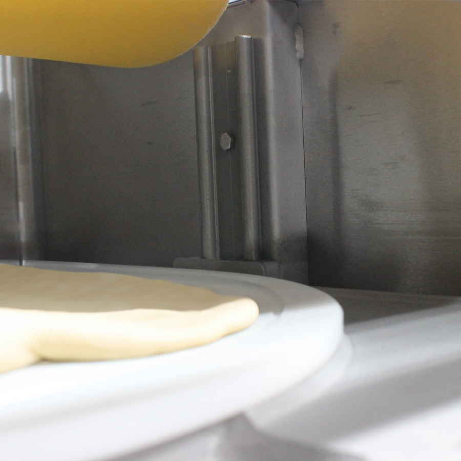 Omcan 46322 Stainless Steel Pizza Dough Former and Stretcher, 370W, 110-120V/1Ph