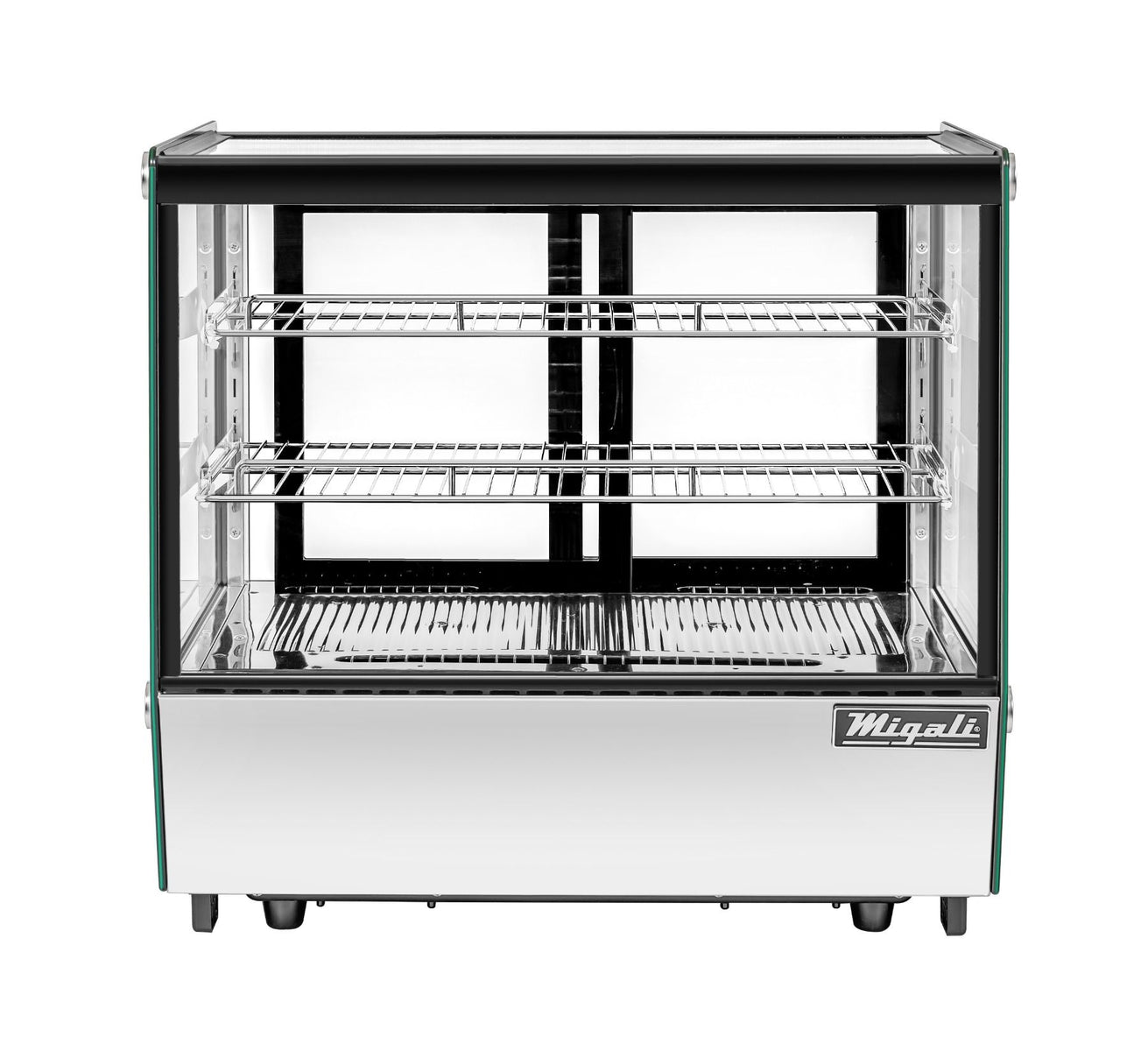 Migali C-42CTS-28 28 In. Counter-Top Refrigerated Display Case, Straight Glass, 4.2 Cu Ft, R290 Refrigerant