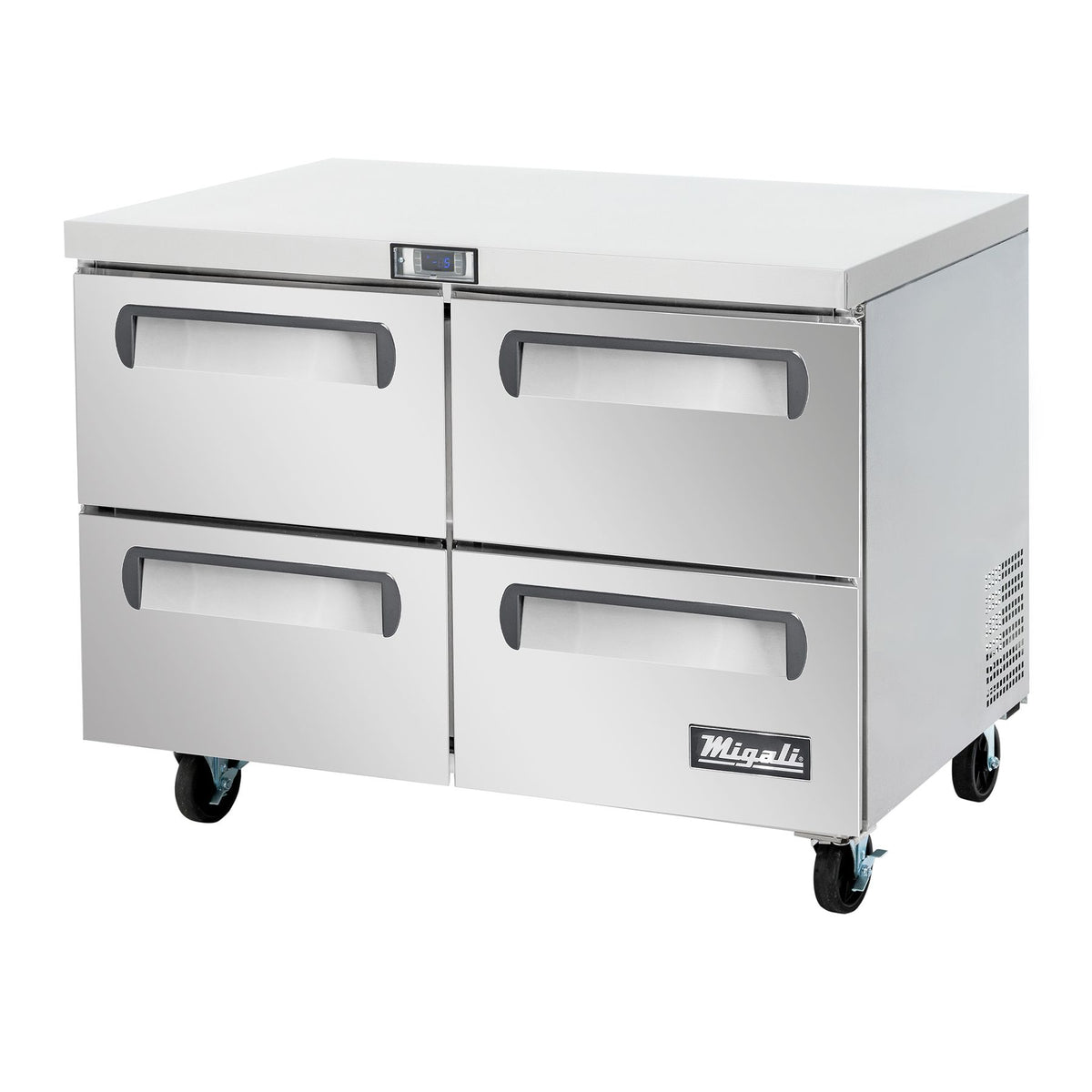 Migali C-U48F-D-HC 48 In. Under-Counter / Work-Top Freezer, (4) Drawers, 12 Cu Ft, R290 Refrigerant