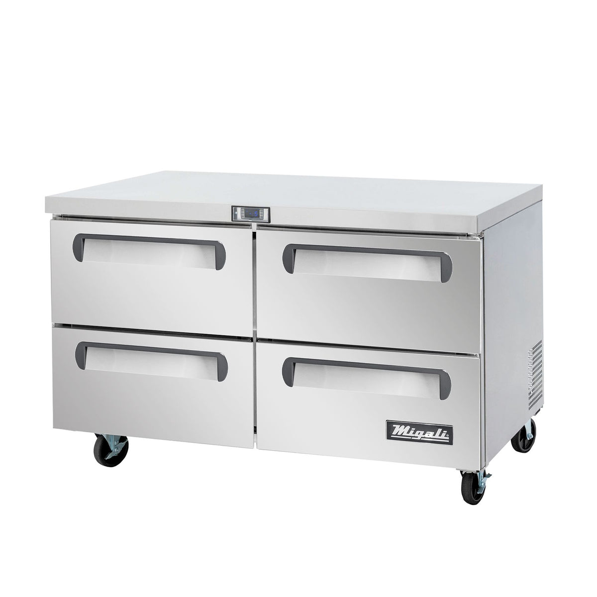 Migali C-U60R-D-HC 60 In. Under-Counter / Work-Top Refrigerator, (4) Drawers, 17.9 Cu Ft, R290 Refrigerant