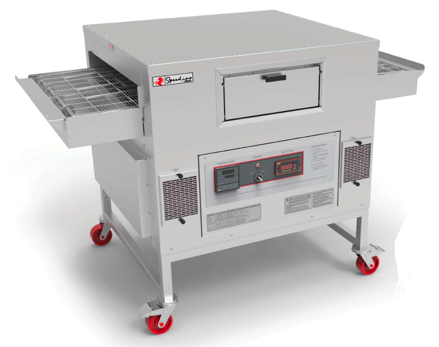 Migali MSP-2638 26 x 38 In. SPEEDINO Conveyor Pizza Oven, Natural Gas, 146,912 BTU