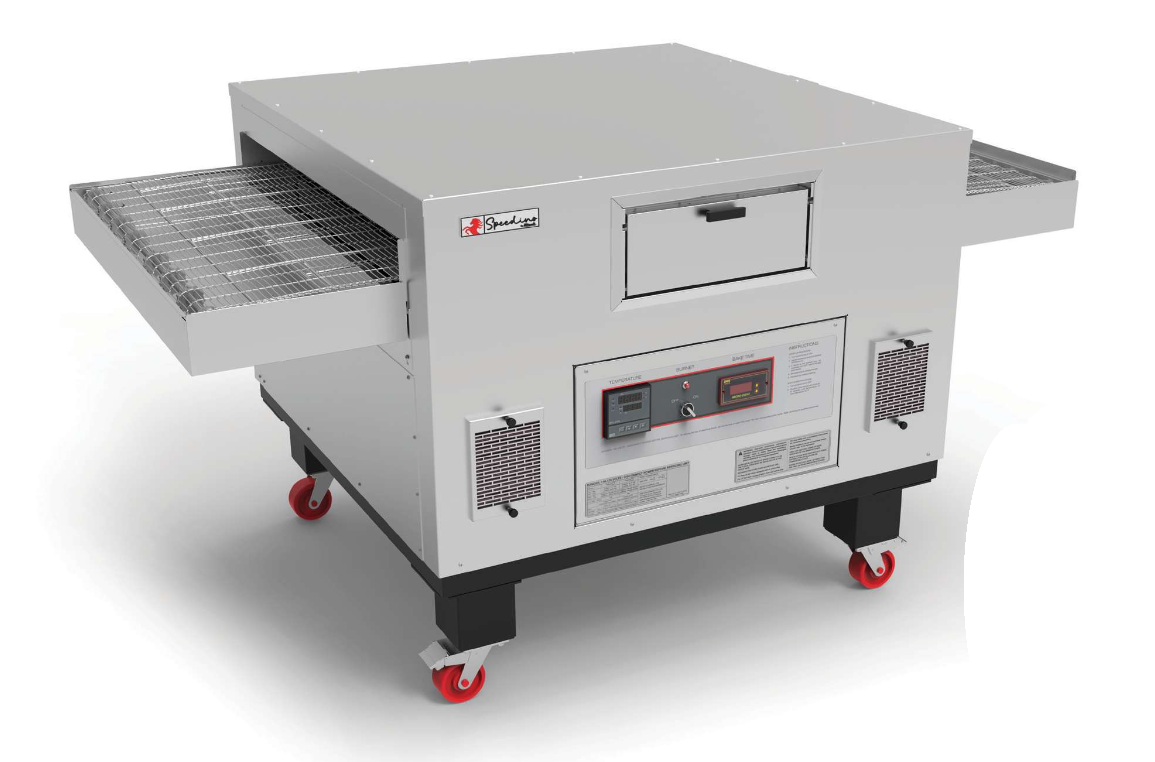 Migali MSP-3848 38 x 48 In. SPEEDINO Conveyor Pizza Oven, Natural Gas, 180,085 BTU