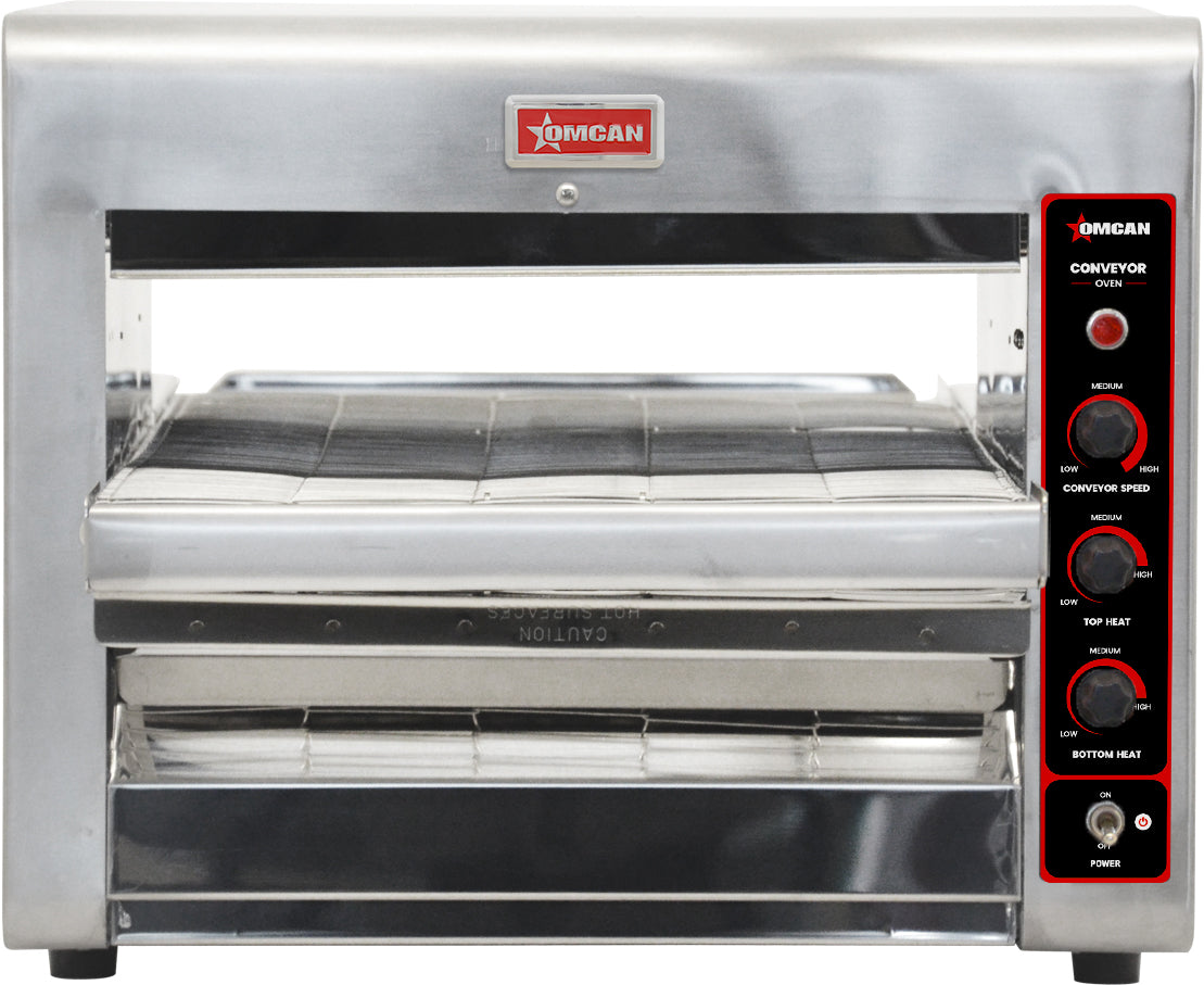 Omcan CE-TW-0356 41 In. Conveyor Toaster Oven, 14 In. Belt Width, 3.6 kW, 240V