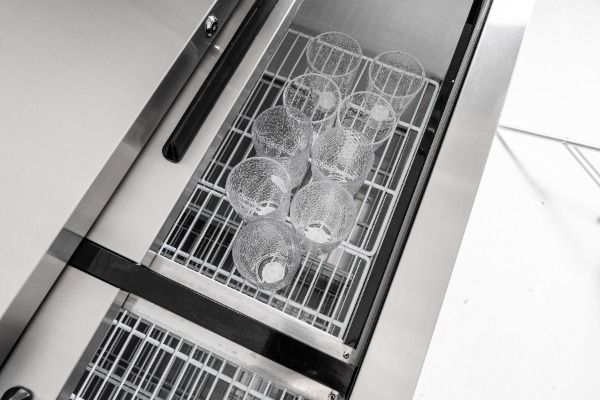 Migali C-GF25-HC 25 In. Glass Door Froster Freezer, 1 Sliding Door, 4.1 Cu Ft, R290 Refrigerant