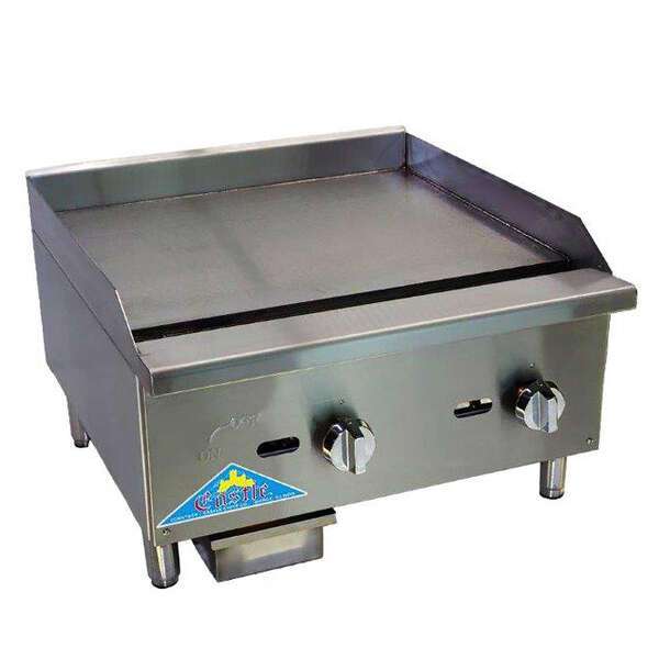 Comstock-Castle CCEGT24, 24 In. Countertop Gas Thermostatic Griddle