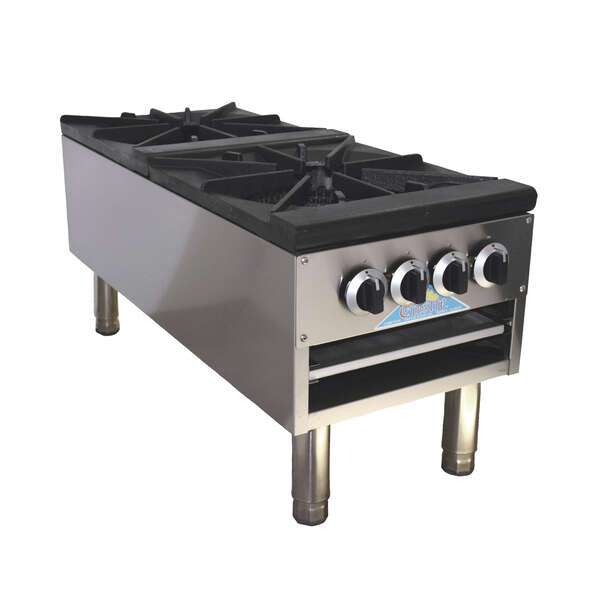 Comstock-Castle CCSP2-160K, 18 In. Heavy-Duty Gas Stock Pot Range (Klondike)