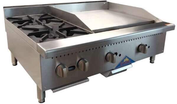 Comstock-Castle CS12HP-24G, 36 In. Custom Hotplate/Griddle Combo
