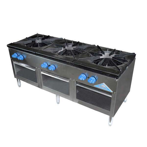 Comstock-Castle CSP54, 54 In. Countertop Gas Stock Pot Range