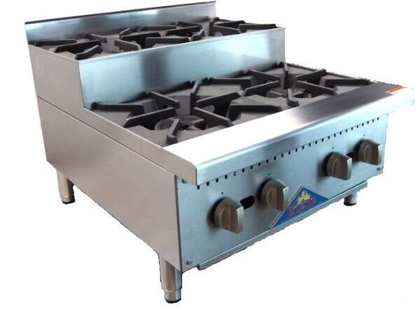 Comstock-Castle CSSUHP24, 29 In. Custom Step-Up Gas Hot Plate