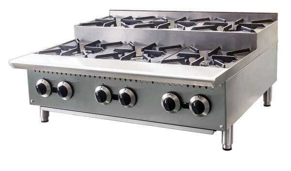 Comstock-Castle CSSUHP36, 19 In. Custom Step-Up Gas Hot Plate