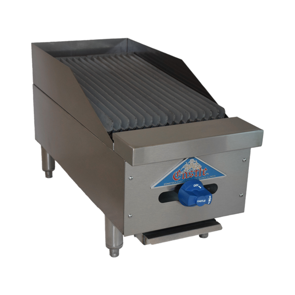 Comstock-Castle FHP12-1LB, 12 In. Countertop Gas Lava-Rock Charbroiler