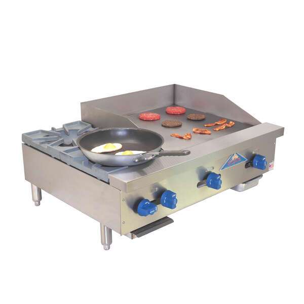 Comstock-Castle FHP36-24, 36 In. Countertop Gas Manual Griddle