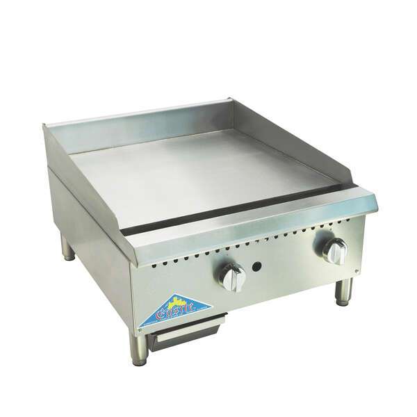 Comstock-Castle HG36T-1-C, 36 In. Countertop Gas Thermostatic Chrome Griddle