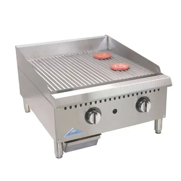 Comstock-Castle HG36T-1-FG, 36 In. Countertop Gas Thermostatic Flat/Grooved Combo Griddle