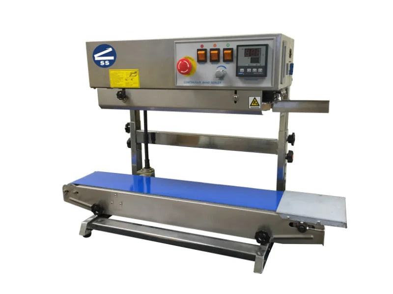 Sealer Sales CBS-880I-220V Horizontal Continuous Band Sealer, 220V, Type A Plug, 10mm Seal, Right-to-Left Feed