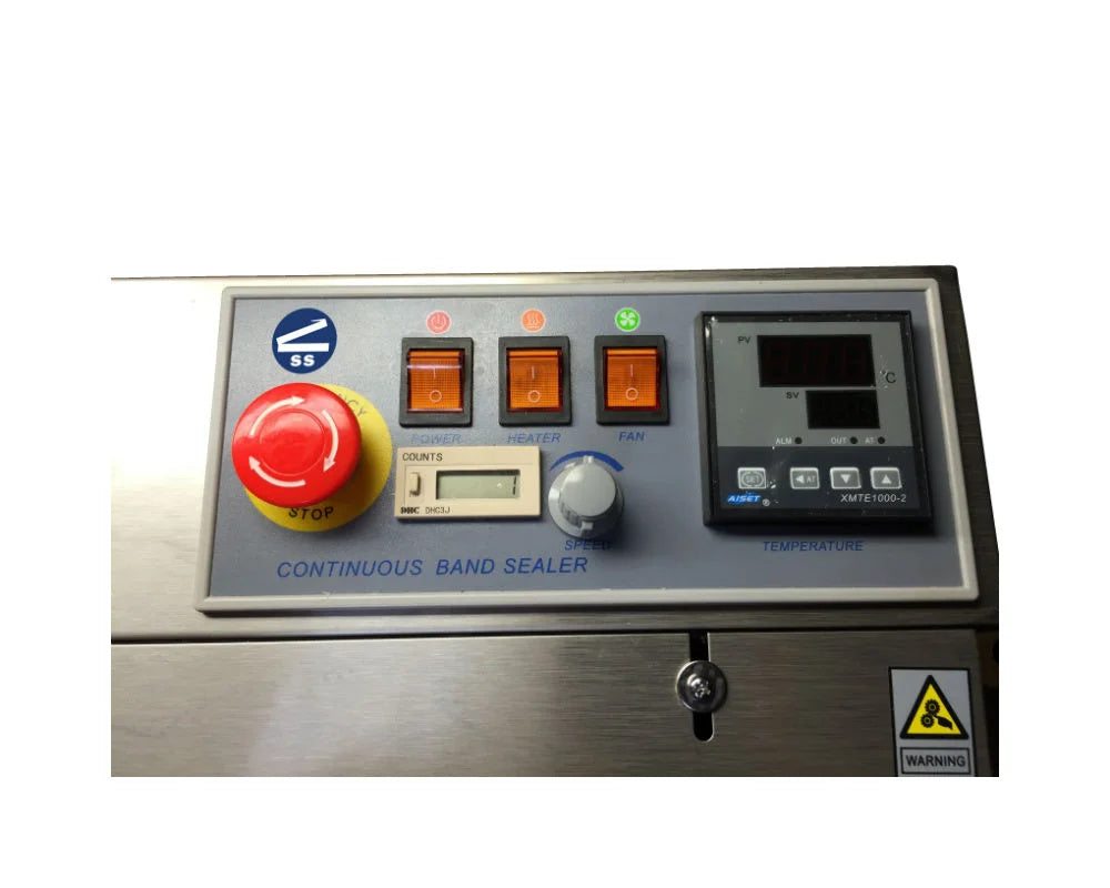 Sealer Sales CBS-880II-15mm Horizontal/Vertical Continuous Band Sealer, 15mm Seal Width, with Vertical Conversion Kit