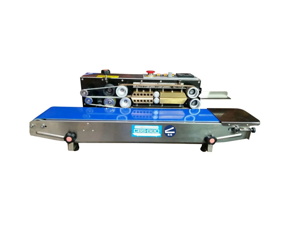Sealer Sales CBS-880II-30mm Horizontal/Vertical Continuous Band Sealer, 30mm Seal for Hang-Hole Bags