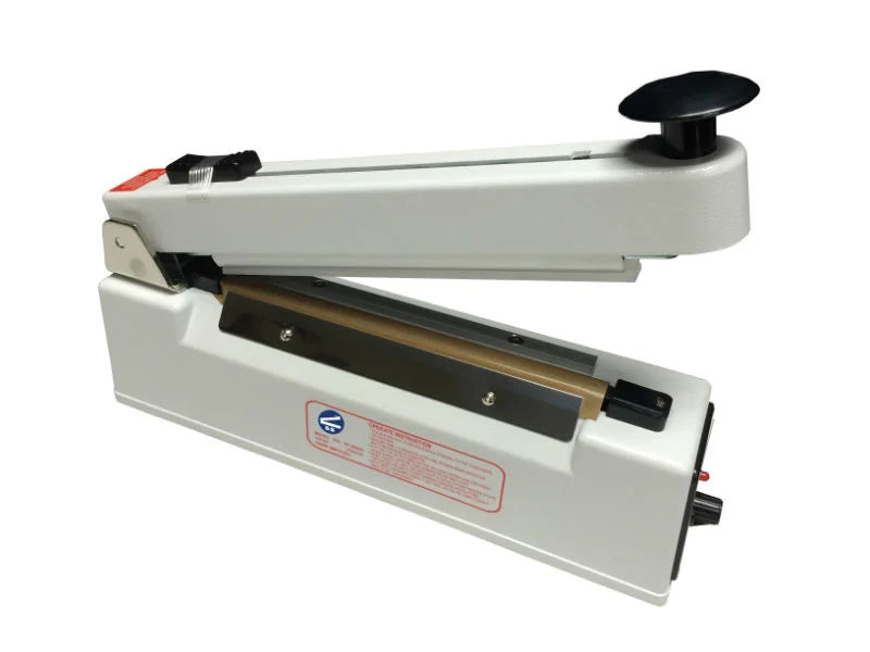 Sealer Sales KF-210HC 8" KF-Series Impulse Hand Sealer with 10 mm Seal and Sliding Cutter, Medical / Sterile Bag Application