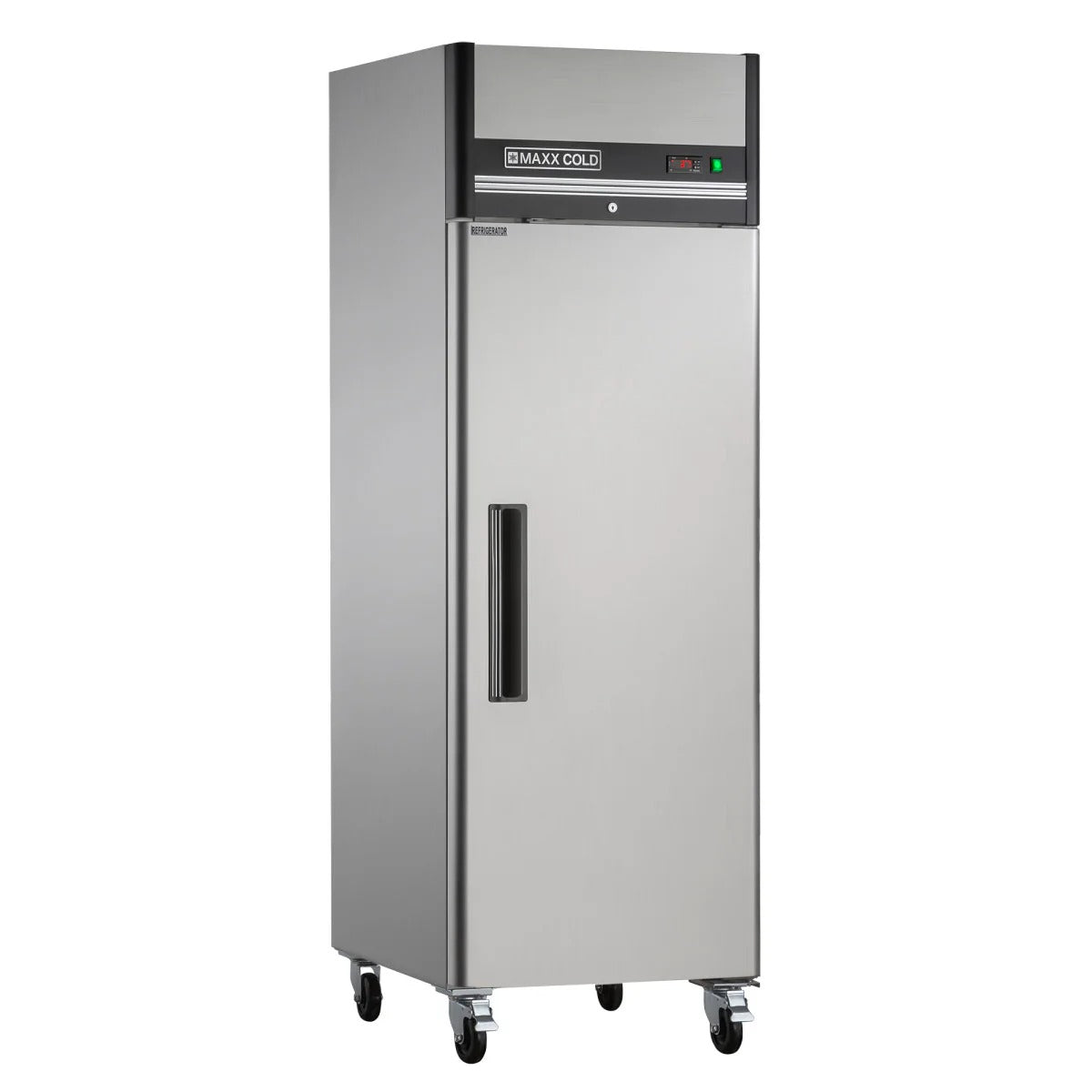 Maxx Cold MXCR-23FDHC X-Series Single Door Reach-In Refrigerator, Top Mount, 23 Cu. Ft.