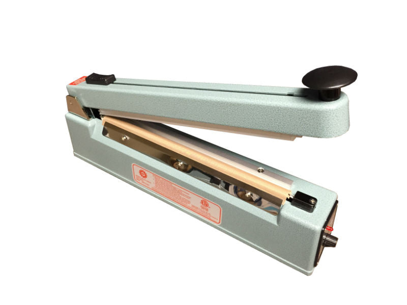 Sealer Sales KF-305HC 12" KF-Series Impulse Hand Sealer with Sliding Cutter, 5 mm Seal Width