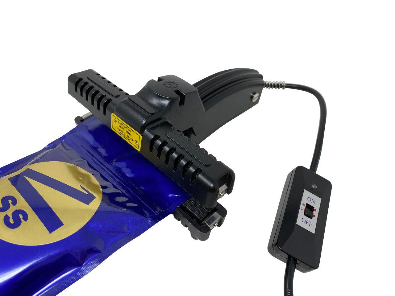 Sealer Sales KF-150CSTA 6" KF-Series Portable Direct Heat Sealer with Adjustable Temperature Controller, 15 mm Serrated Seal