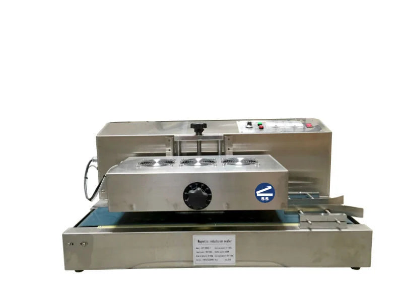 Sealer Sales LGYF-2000AX-II Table-Style Continuous Induction Cap Sealer, 220V, 30 to 120 mm Cap Diameter, 393 in/min Conveyor