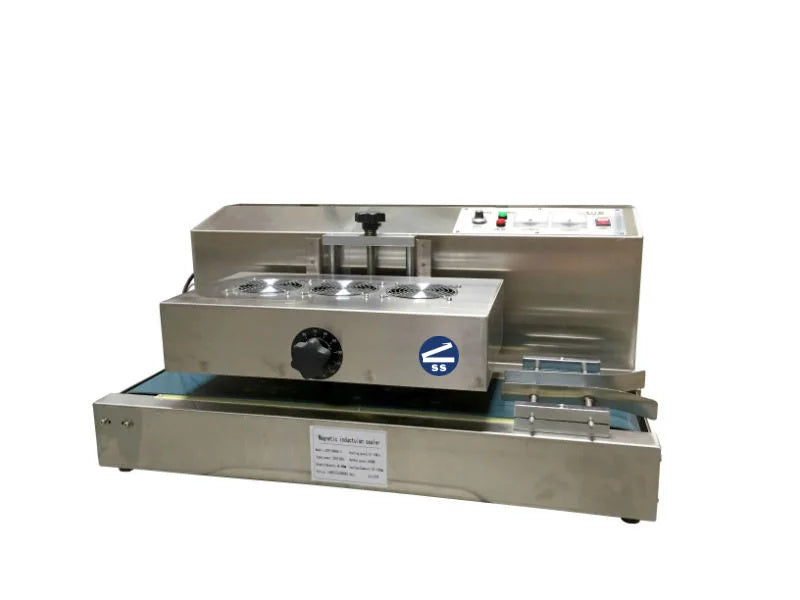 Sealer Sales LGYF-2000AX-II Table-Style Continuous Induction Cap Sealer, 220V, 30 to 120 mm Cap Diameter, 393 in/min Conveyor