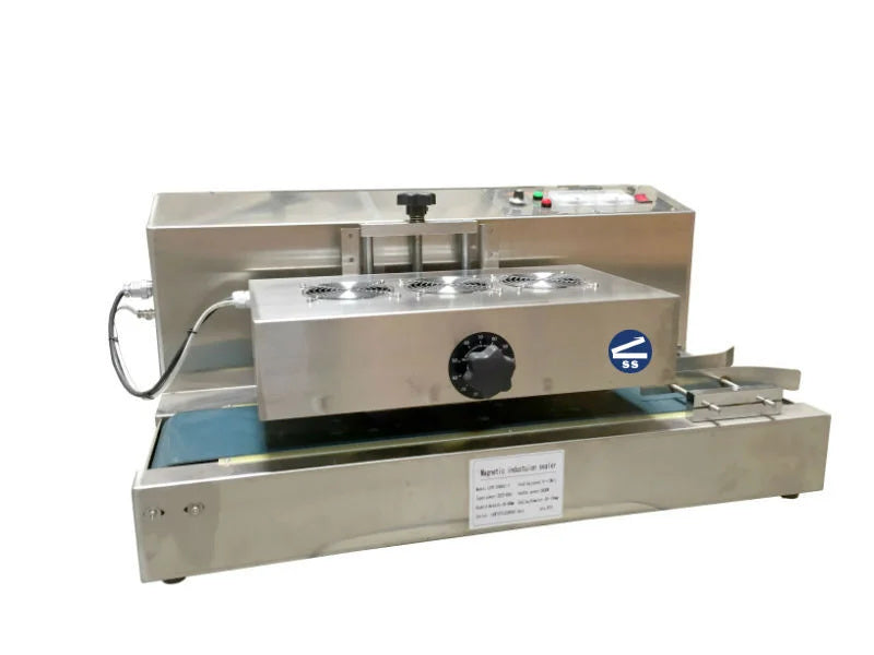Sealer Sales LGYF-2000AX-II Table-Style Continuous Induction Cap Sealer, 220V, 30 to 120 mm Cap Diameter, 393 in/min Conveyor