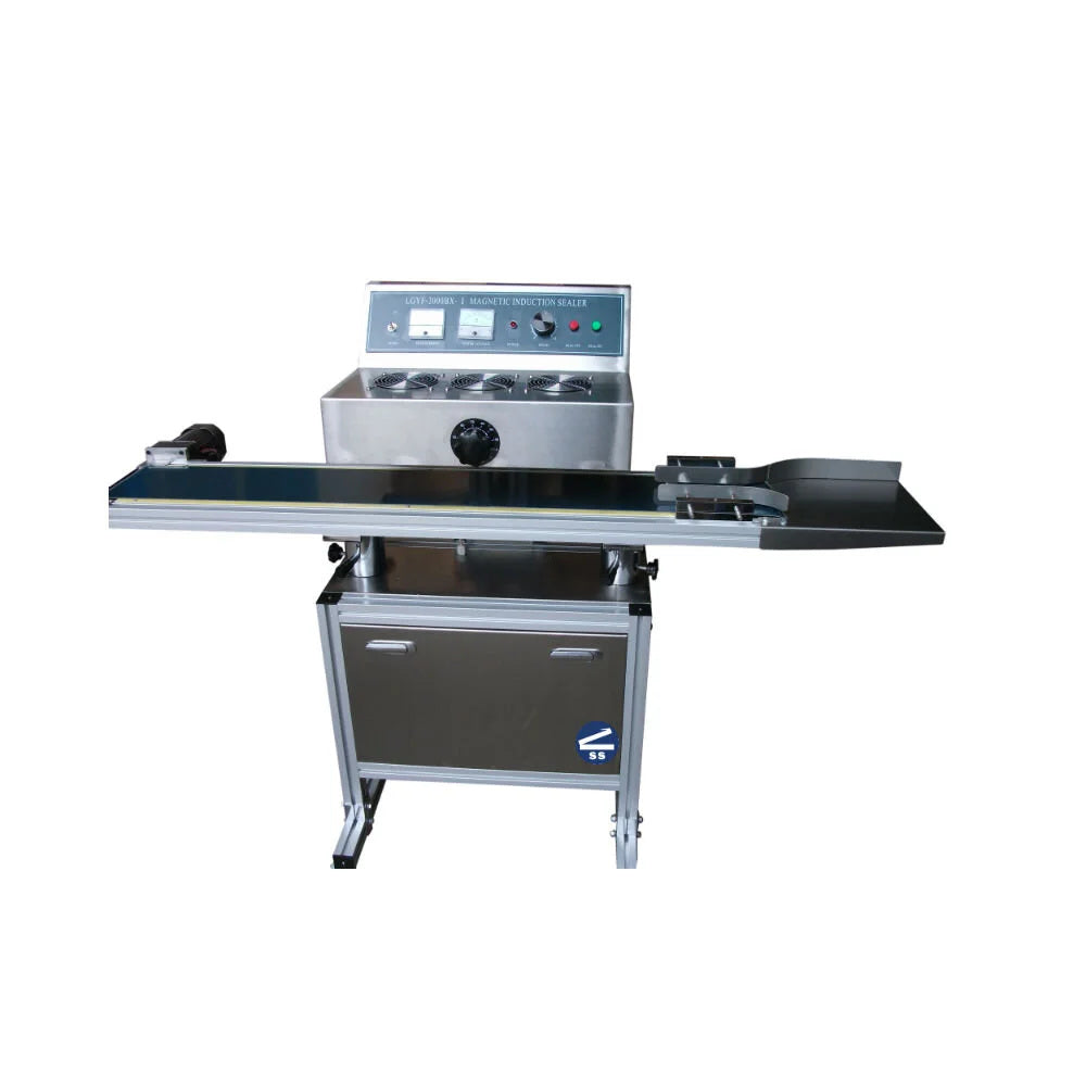 Sealer Sales LGYF-2000BX Free-Standing Continuous Induction Cap Sealer, 220V, 20 to 130 mm Cap Diameter, 472 in/min Conveyor