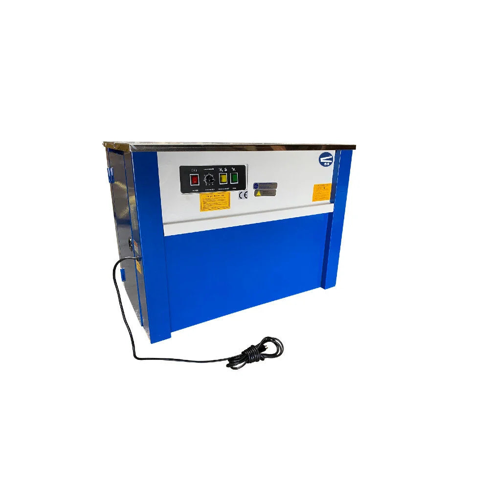 Sealer Sales SM-101 Semi-Automatic General-Purpose Strapping Machine with Enclosed Cabinet, 29.5" Table Height, 2 to 100 lbs/in Tension
