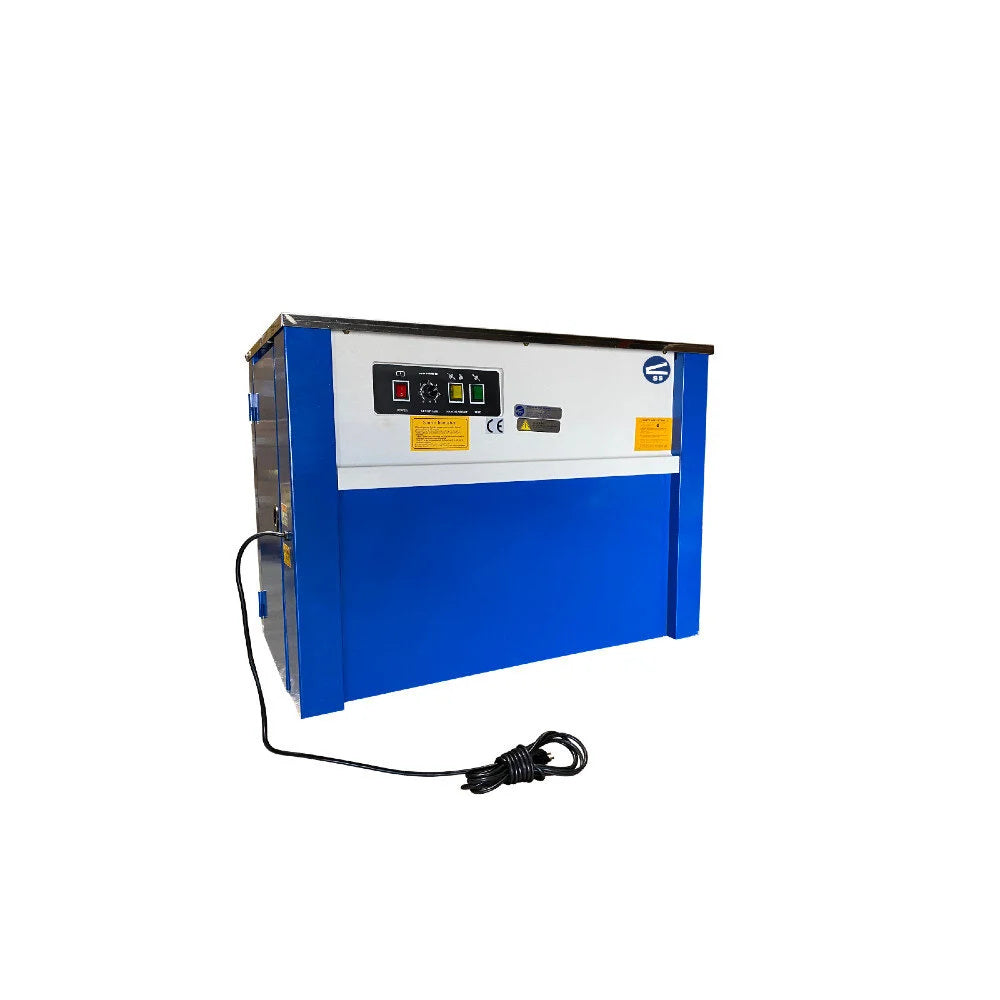 Sealer Sales SM-101 Semi-Automatic General-Purpose Strapping Machine with Enclosed Cabinet, 29.5" Table Height, 2 to 100 lbs/in Tension