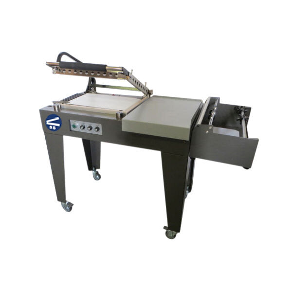 Sealer Sales SS-1519LM Economy Semi-Automatic L-Bar Sealer, 15" x 19" Seal Area, Magnet Hold Down, Micro Knife Seal, 8 to 10 PPM