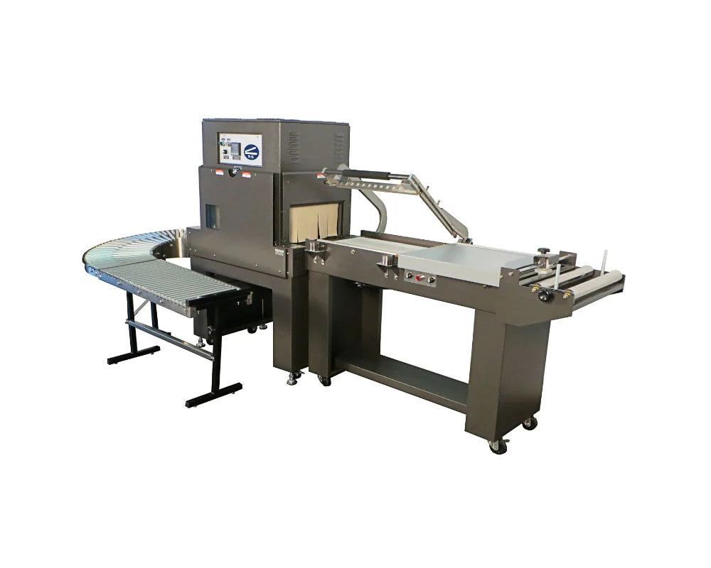 Sealer Sales SS-1622MK-Combo Fully Adjustable L-Bar Sealer with 28"L x 18"W x 8"H Shrink Tunnel, 16" x 22" Seal Area, 220V, 10 to 15 PPM