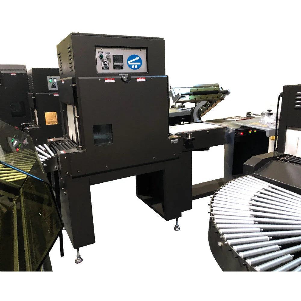 Sealer Sales SS-1622MK-Combo Fully Adjustable L-Bar Sealer with 28"L x 18"W x 8"H Shrink Tunnel, 16" x 22" Seal Area, 220V, 10 to 15 PPM