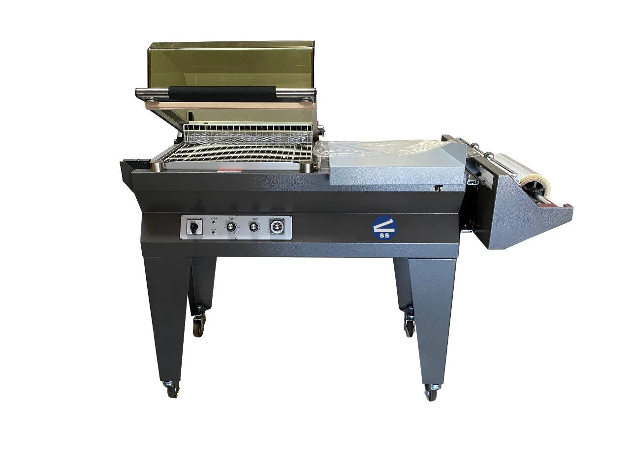 Sealer Sales SS-48ST-110V Compact All-in-One L-Bar Sealer with Hooded Shrink Chamber, 12"W x 18.5"L Seal Area, 110V