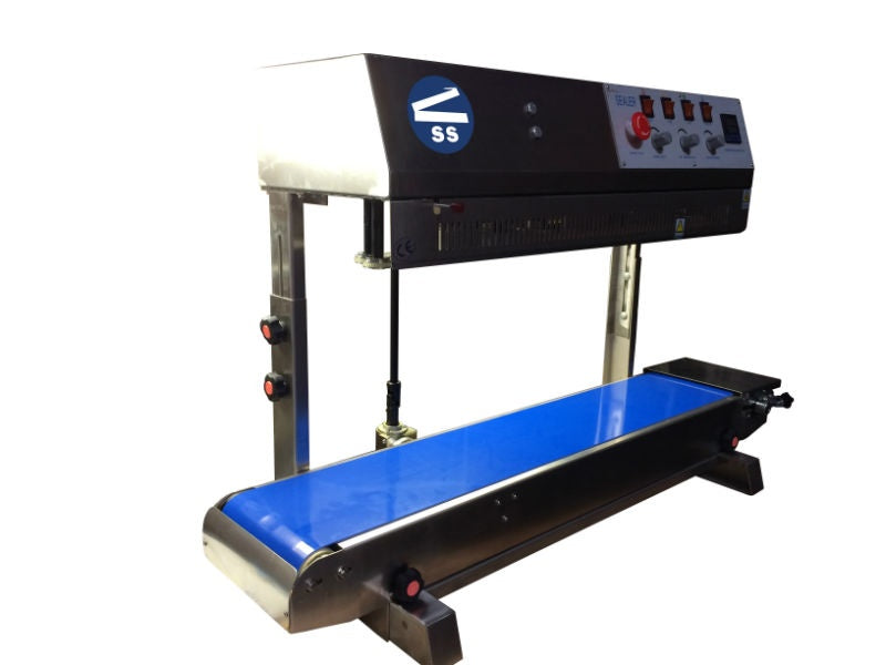 Sealer Sales FRM-1010II Vertical Band Sealer with Dry Ink Coding, 15mm Seal Width, Right Feed