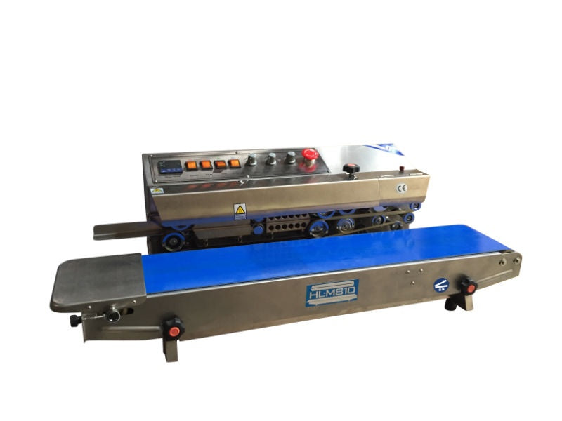 Sealer Sales HL-M810I Horizontal Band Sealer with Dry Ink Coding, 10mm Seal Width, Left Feed
