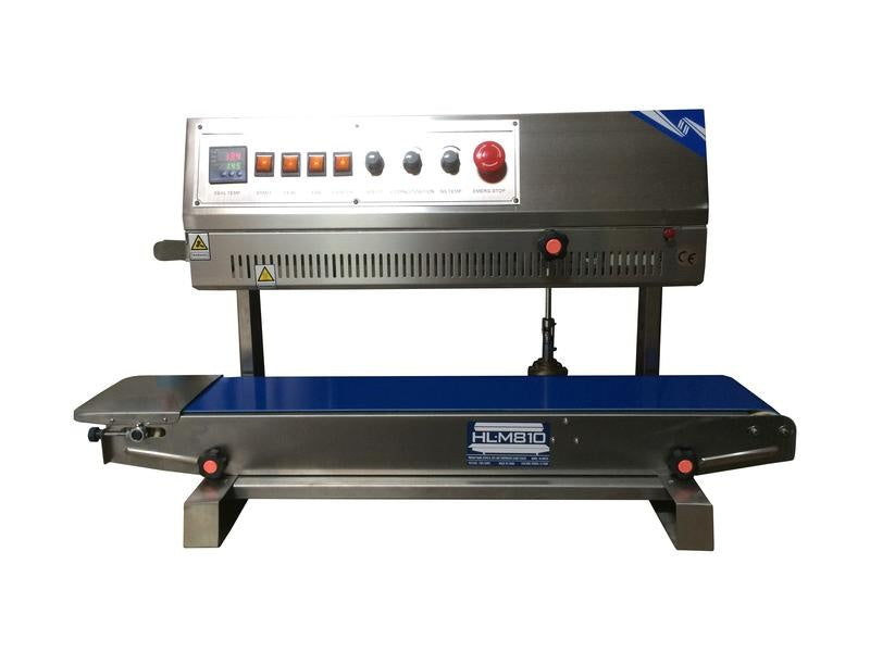 Sealer Sales HL-M810II Vertical Band Sealer with Dry Ink Coding, 10mm Seal Width, Left Feed
