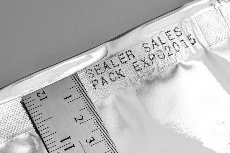 Sealer Sales FRM-1010II Vertical Band Sealer with Dry Ink Coding, 15mm Seal Width, Right Feed