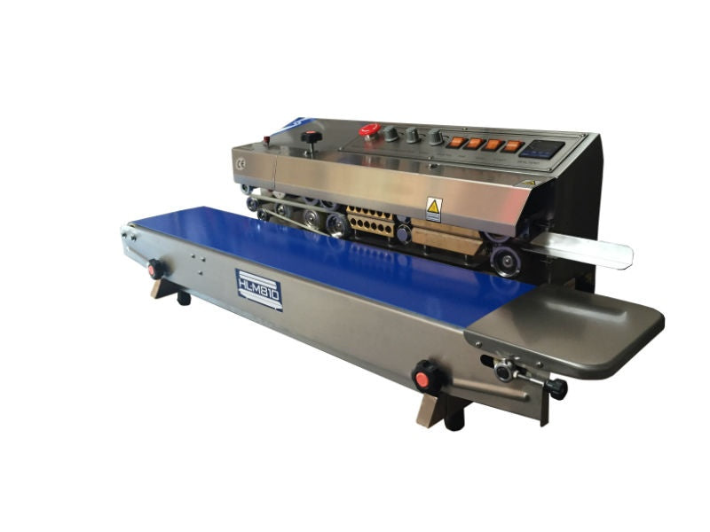 Sealer Sales HL-M810I Horizontal Band Sealer with Dry Ink Coding, 10mm Seal Width, Left Feed