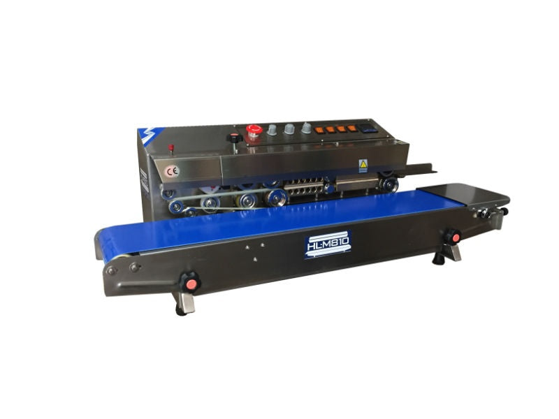 Sealer Sales HL-M810I RtoL Horizontal Band Sealer with Dry Ink Coding, 10mm Seal Width, Right Feed