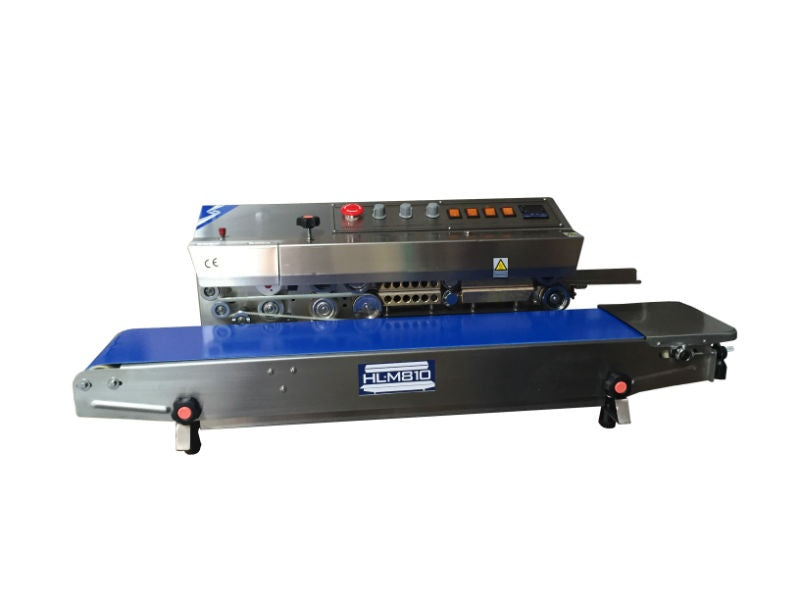 Sealer Sales HL-M810I RtoL Horizontal Band Sealer with Dry Ink Coding, 10mm Seal Width, Right Feed