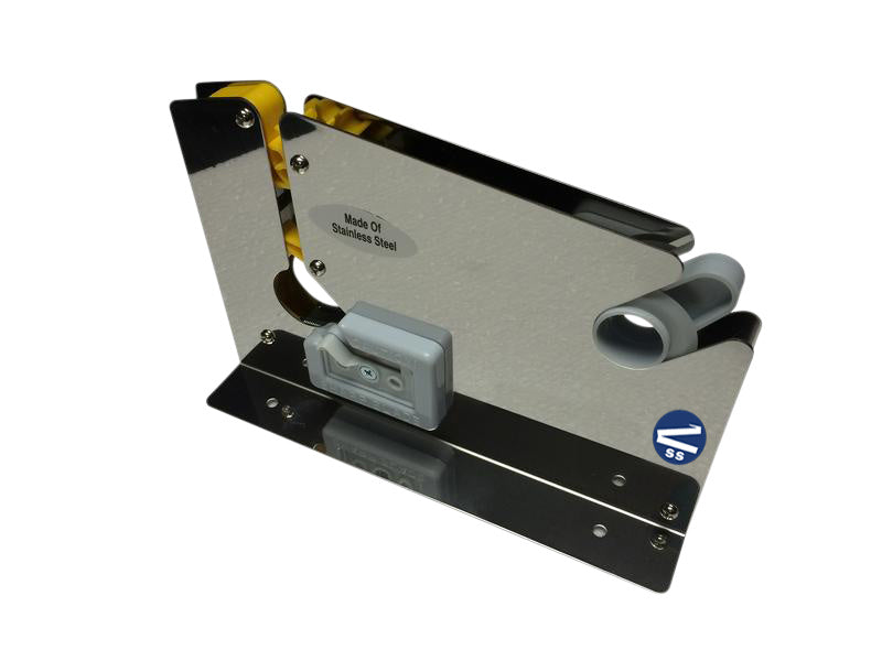 Sealer Sales SL-606STK Stainless Steel Bag Tape Sealer, 3/8" Throat with Built-In Cutter